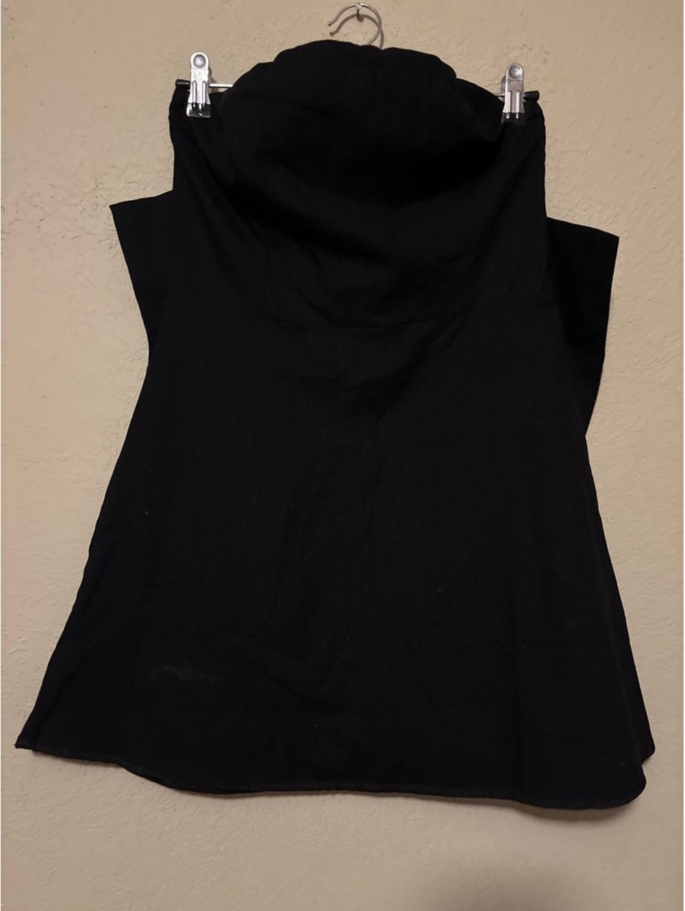 Altrd State Black Strapless Dress with Large Bow Accent